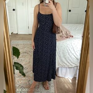 Brandy Melville Colleen Slip Dress Navy